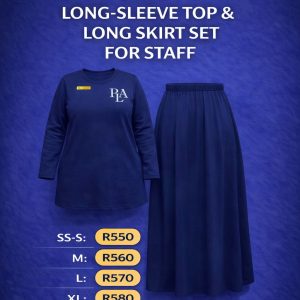 PLA Long Sleeve Top And Long Skirt For Staff